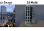 model low poly 3d buildings with textures